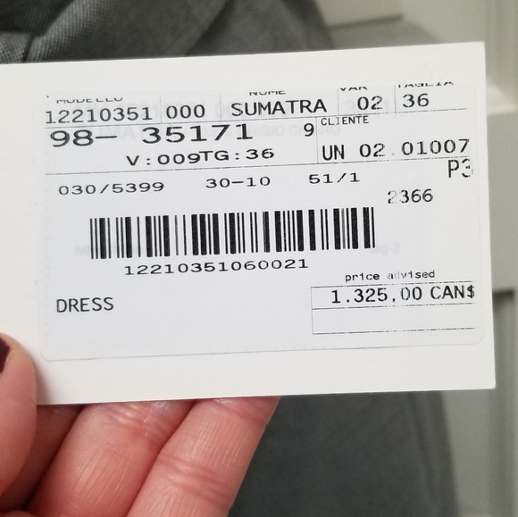 NWT Max Mara Sumatra Belted Double Breasted Wool/Silk Tailor Dress/Vest Sz US 2 - Picture 11 of 12